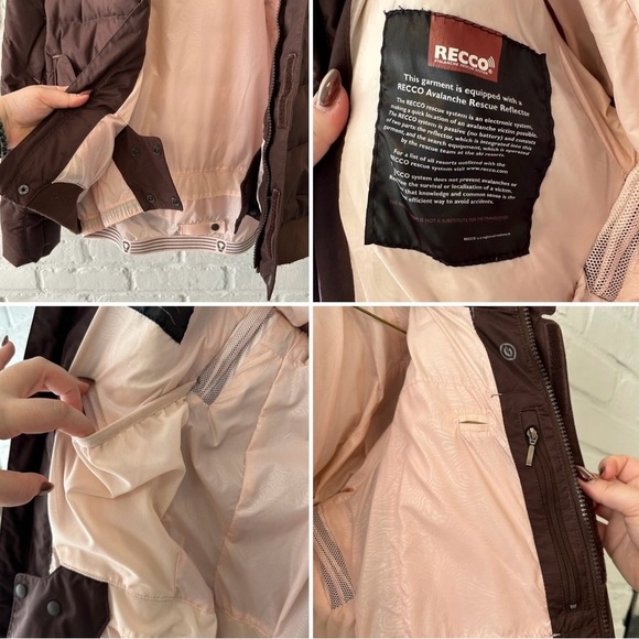 The North Face Brown Puffer Jacket with faux fur trimmed hood - Picture 3 of 6